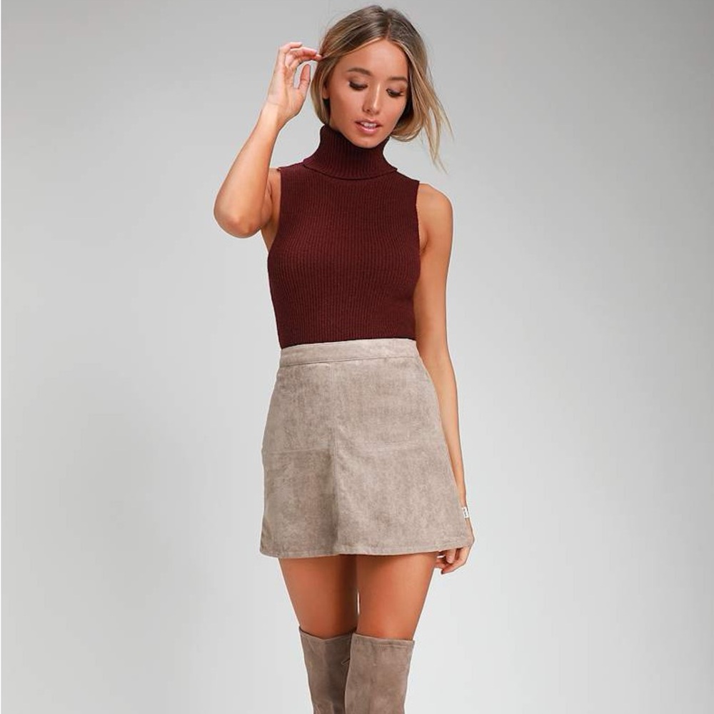 Turtleneck Sweater Top, S
